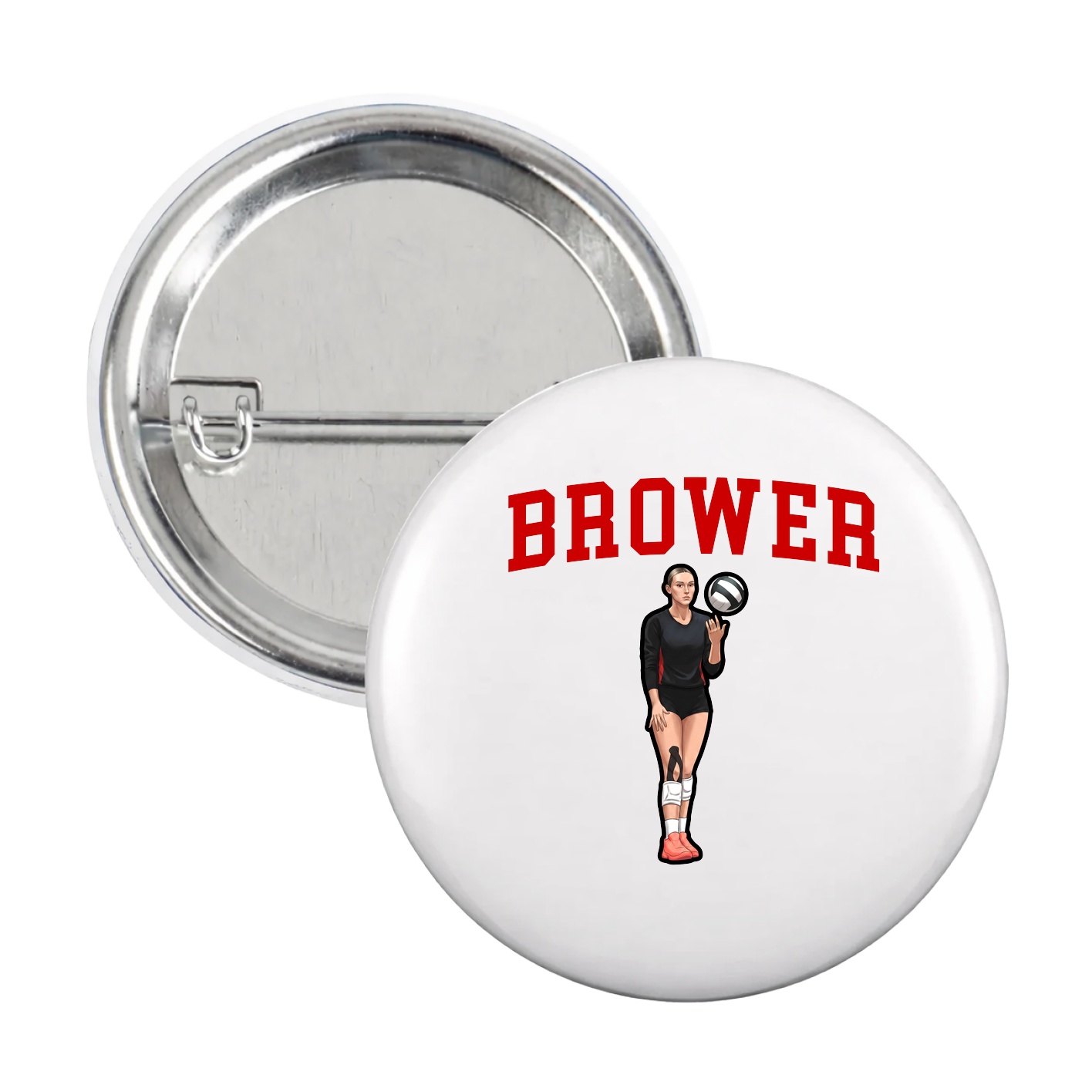 Game Day Button — Shirsey in White