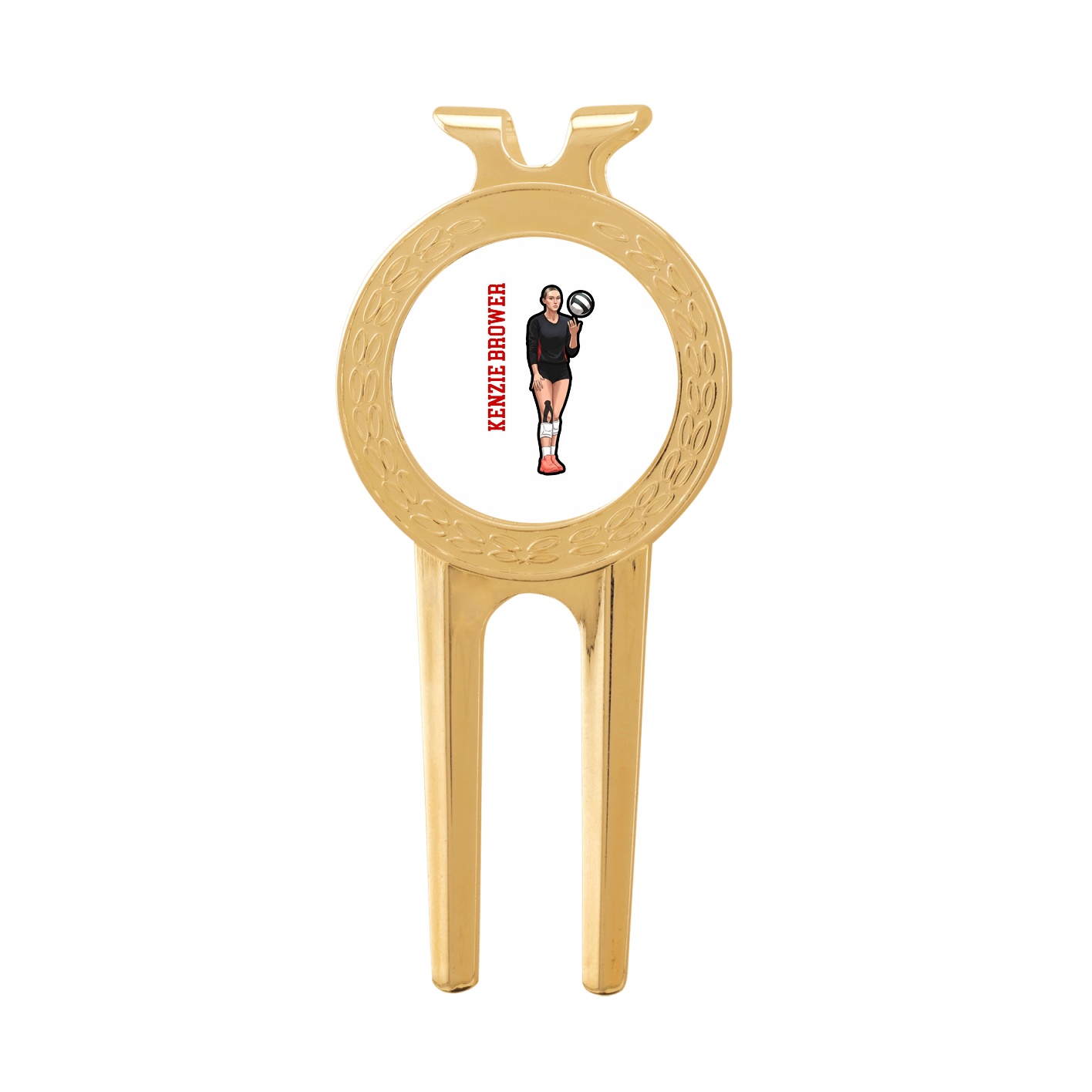 Divot Tool with Ball Marker — Name Vertical in Classic