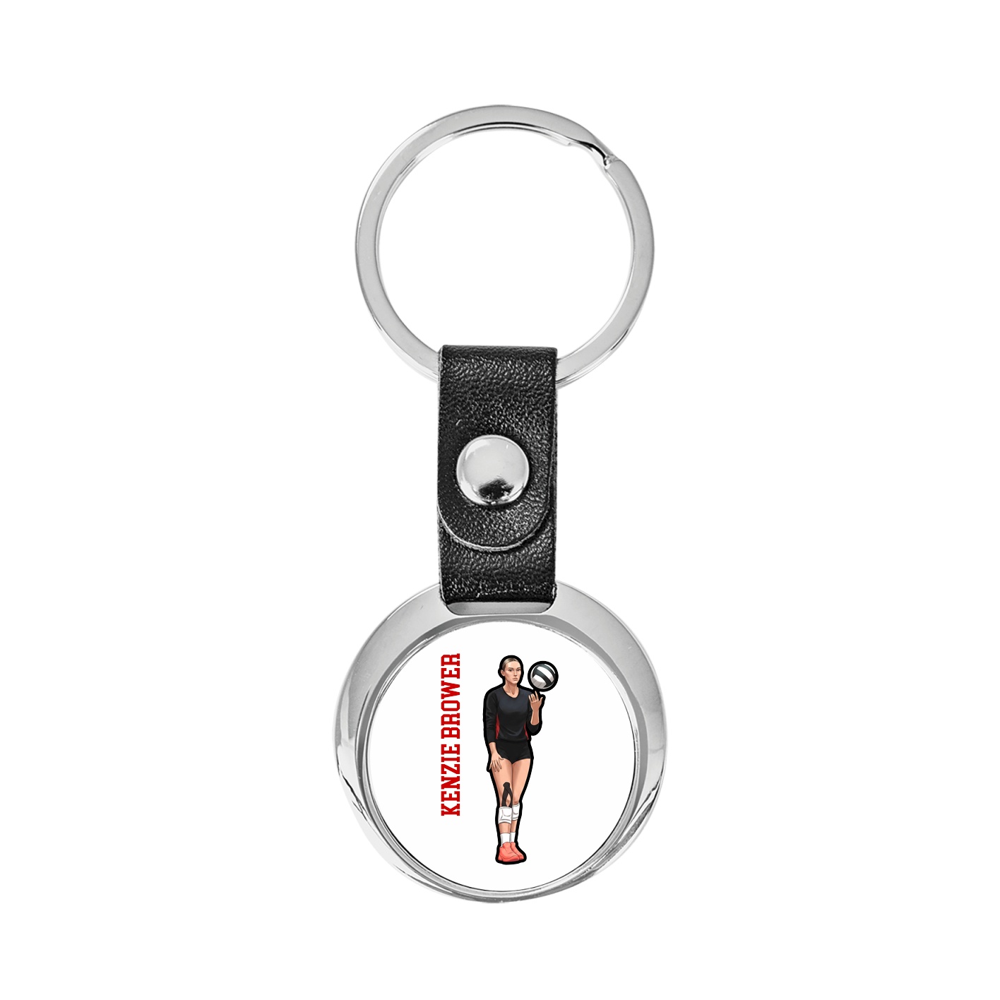 Key Chain — Name Vertical in Classic