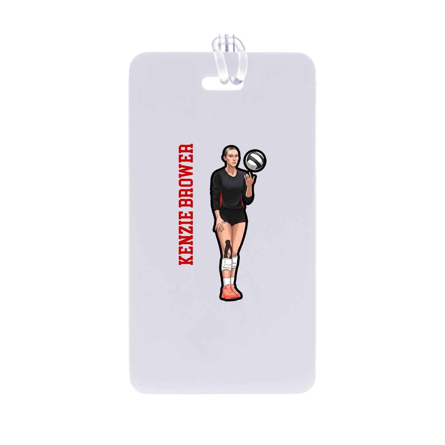 Bag Tag — Name Vertical in Classic