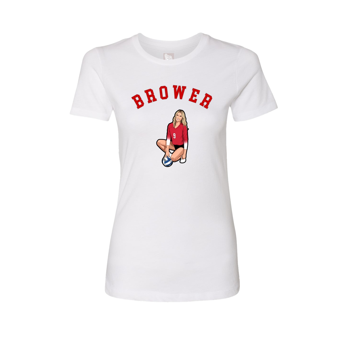Womens Tee — Shirsey Arch in White
