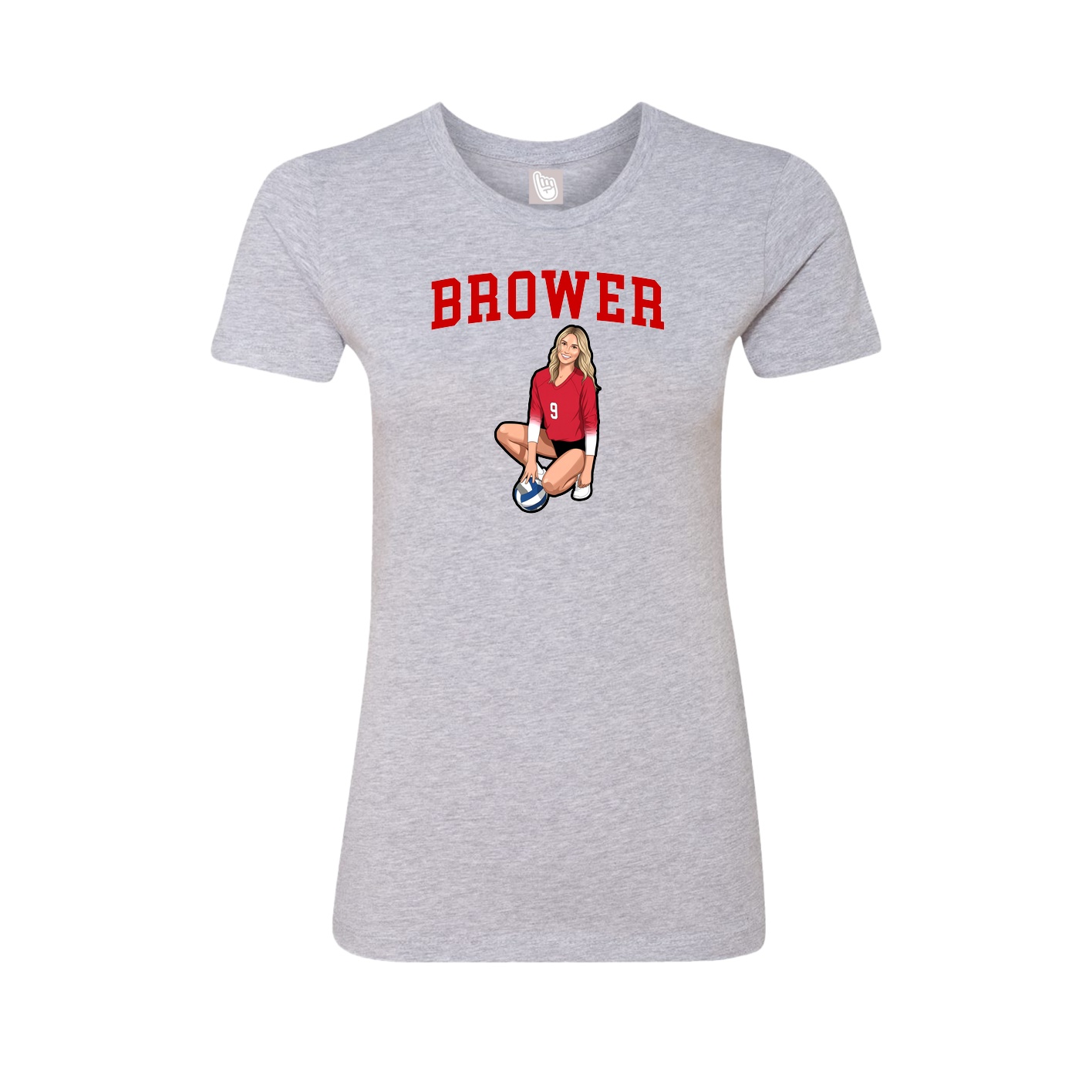 Womens Tee — Shirsey in Grey