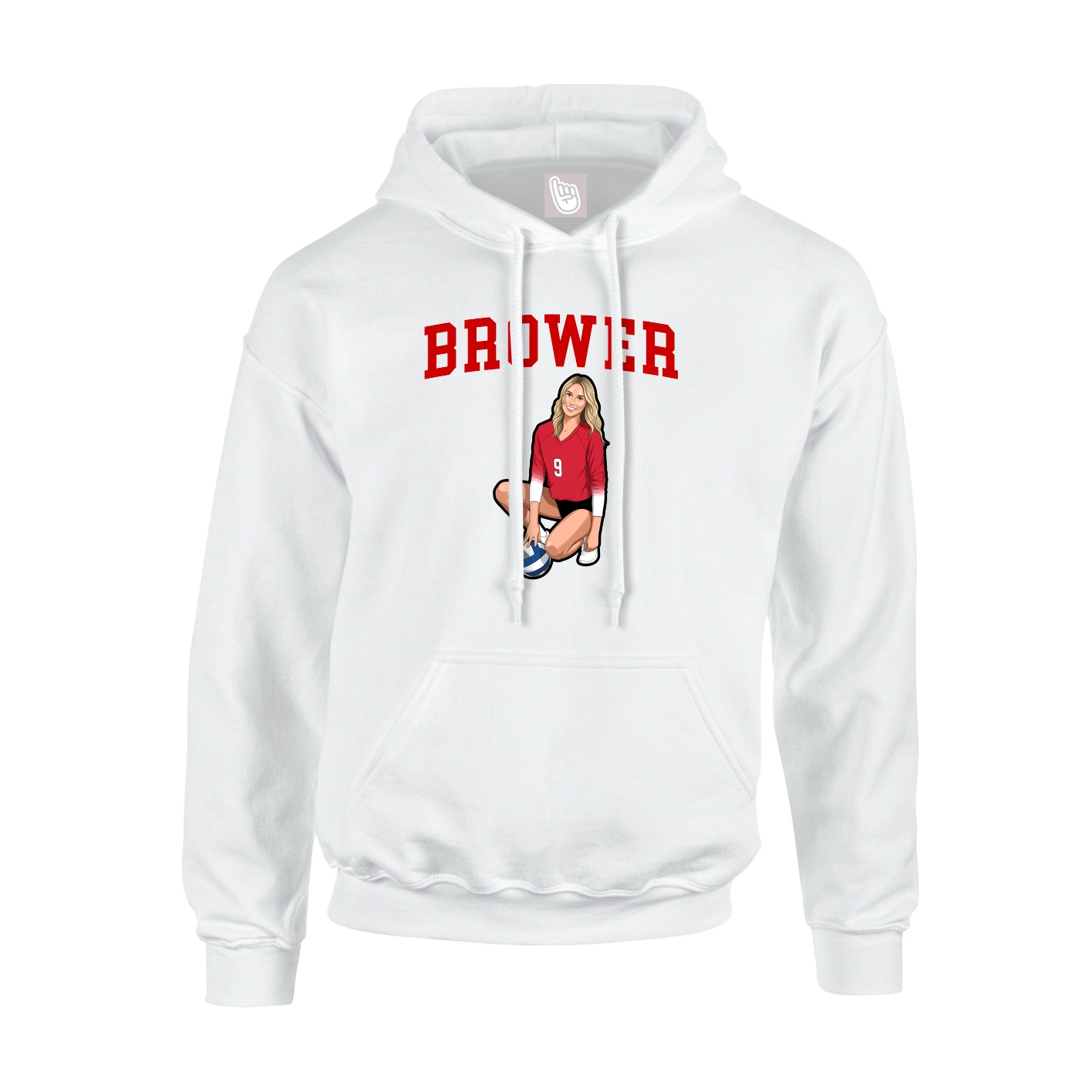 Youth Hoodie — Shirsey in White