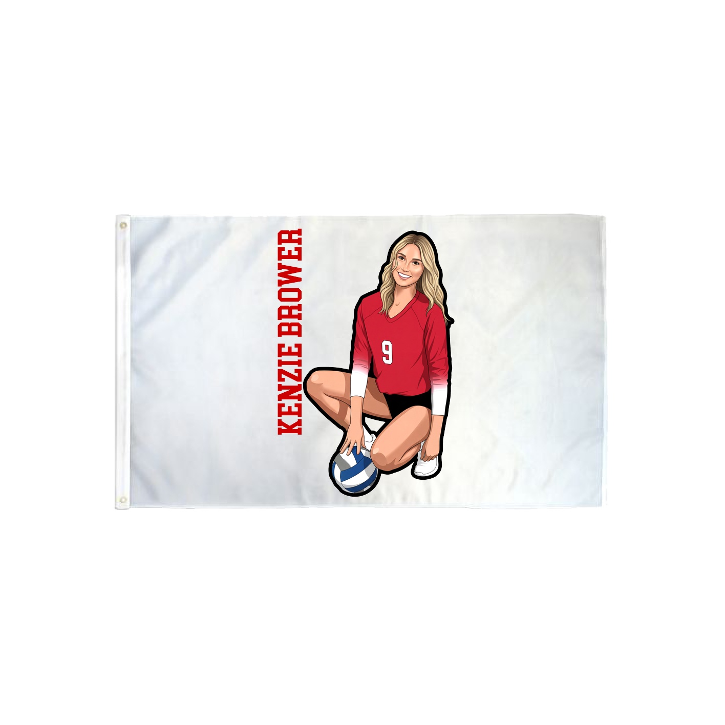 3x5 Flag — Name Vertical in Classic