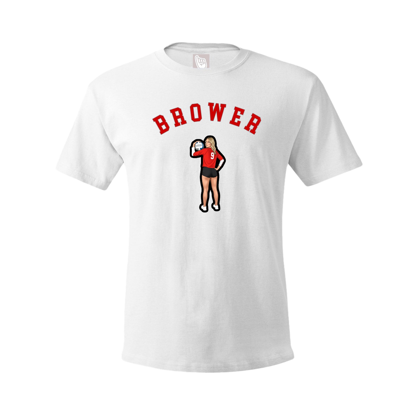 Youth Tee — Shirsey Arch in White