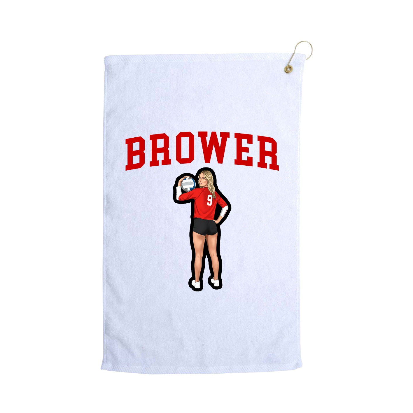 Golf Towel — Shirsey in White