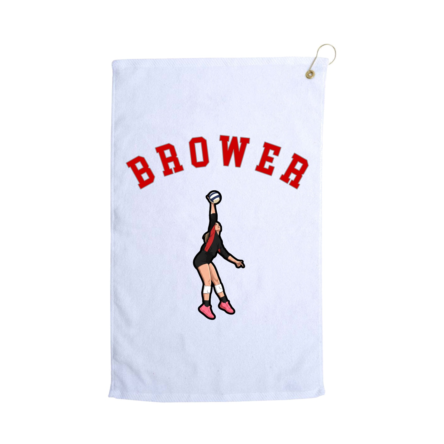 Golf Towel — Shirsey Arch in White