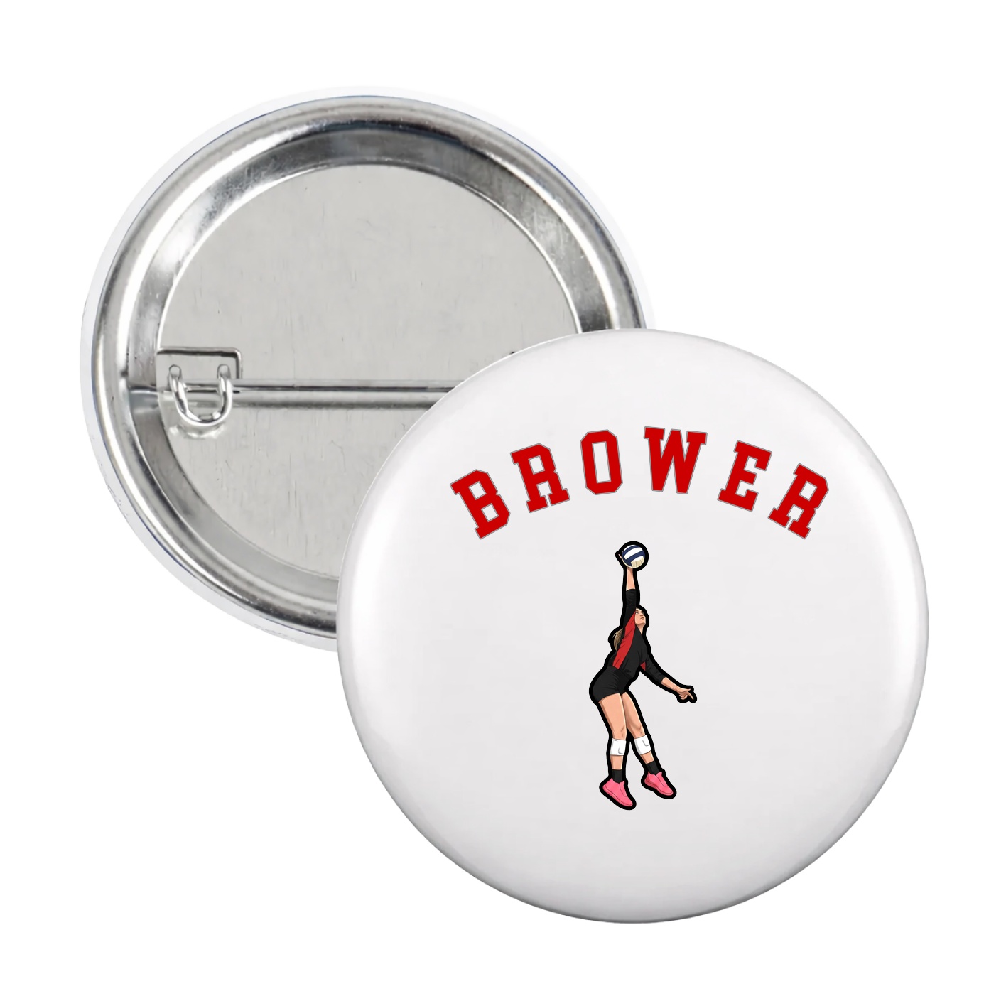 Game Day Button — Shirsey Arch in White