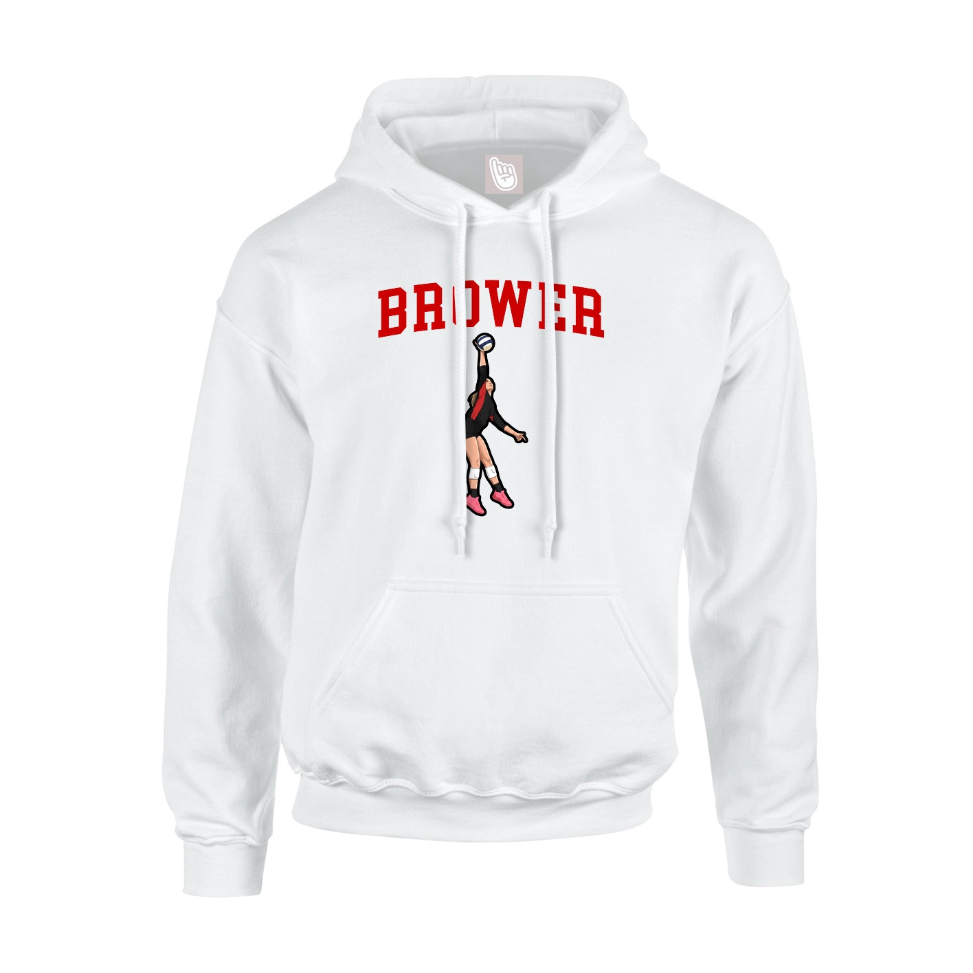 Hoodie — Shirsey in White