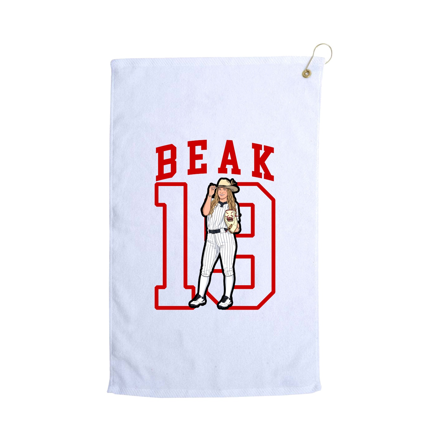 Golf Towel — Shirsey in White