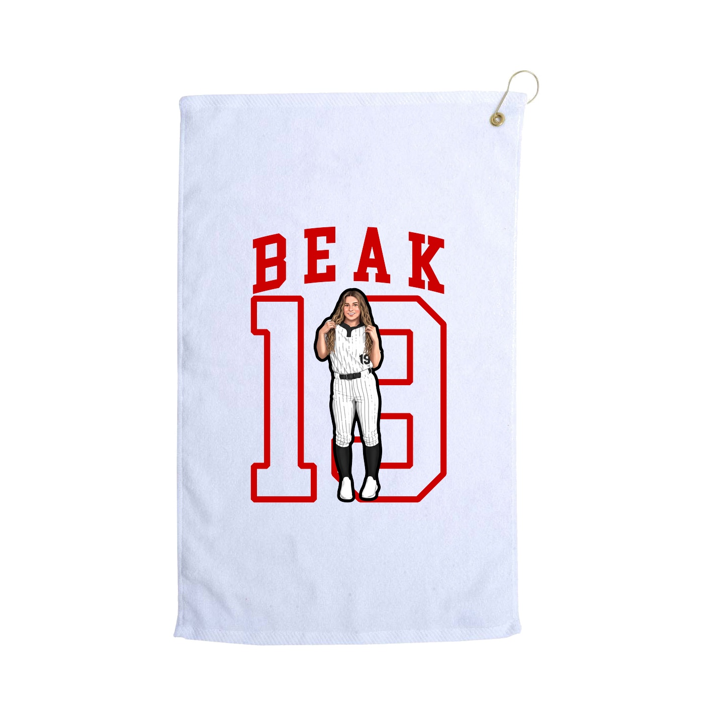 Golf Towel — Shirsey in White