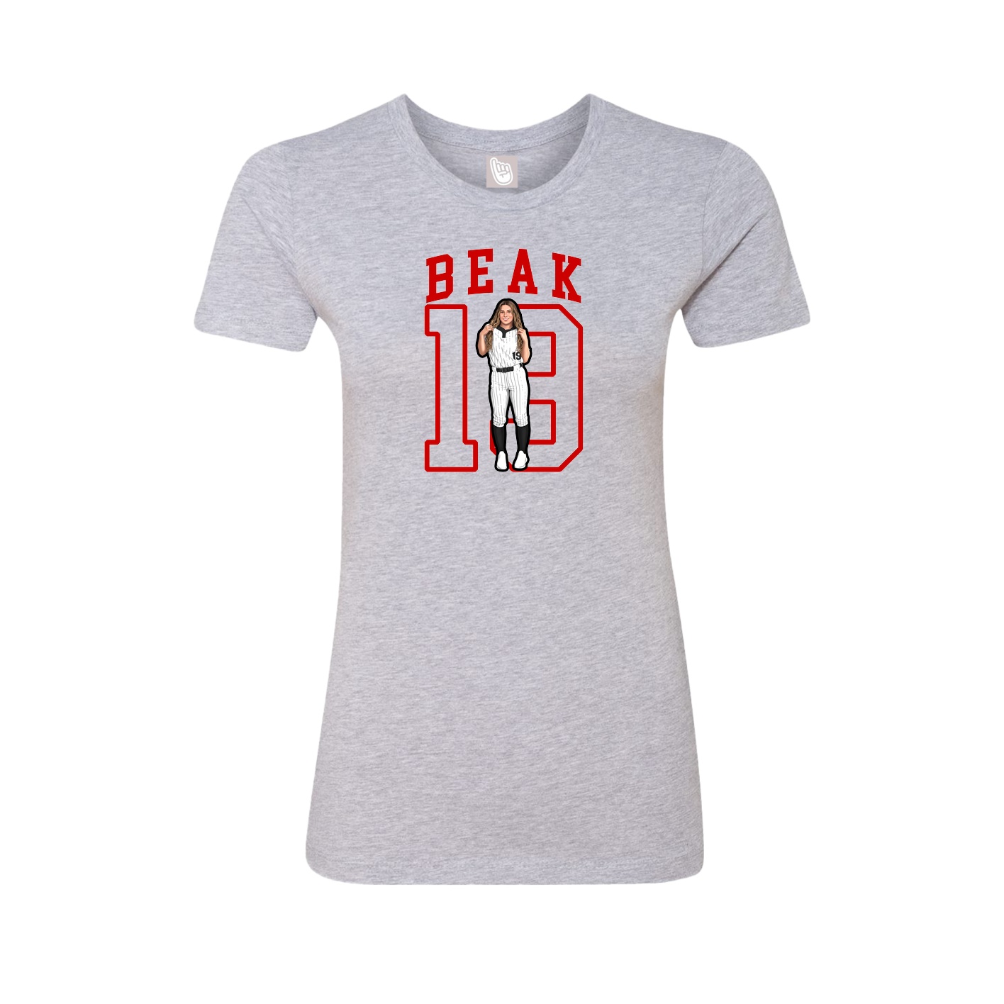 Fitted Women's Tee — Shirsey in Grey