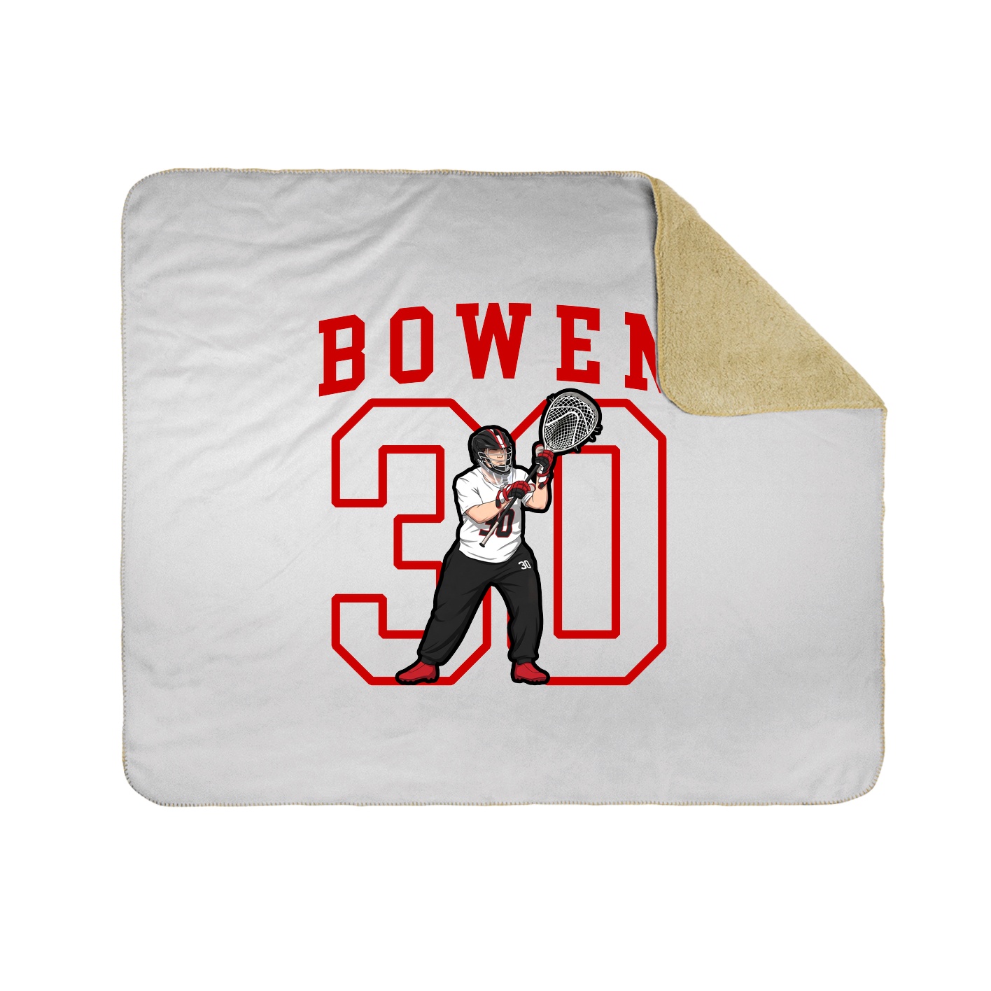 50x60 Sherpa Lined Throw Blanket