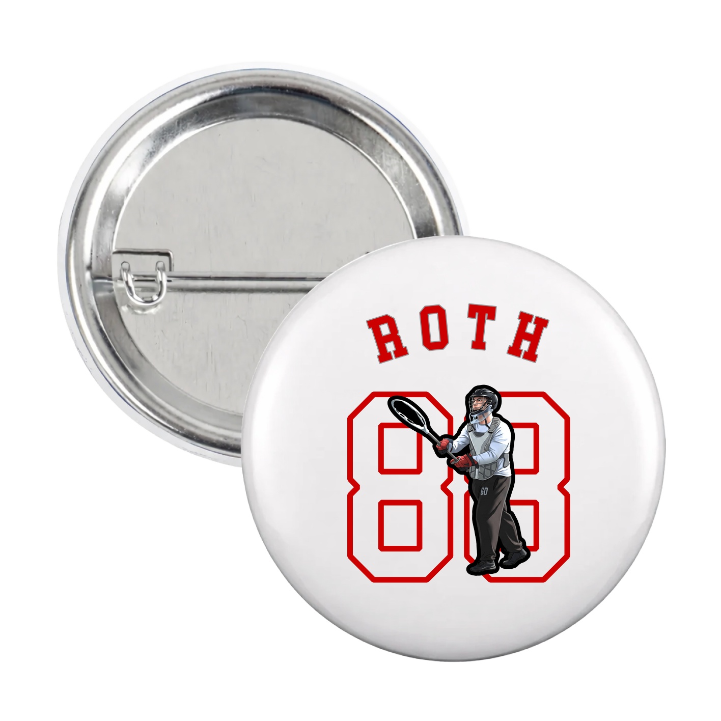 Game Day Button — Shirsey Arch in White