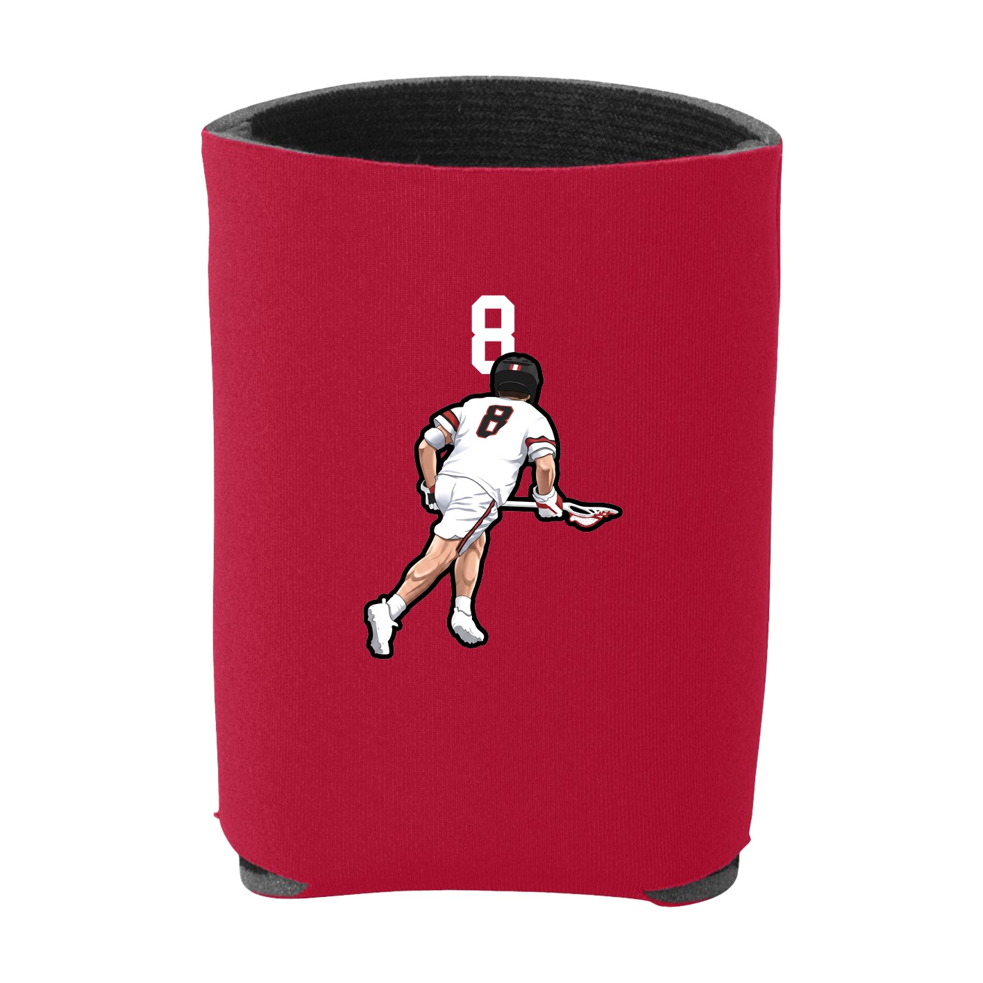 Can Holder — Number Top in Red