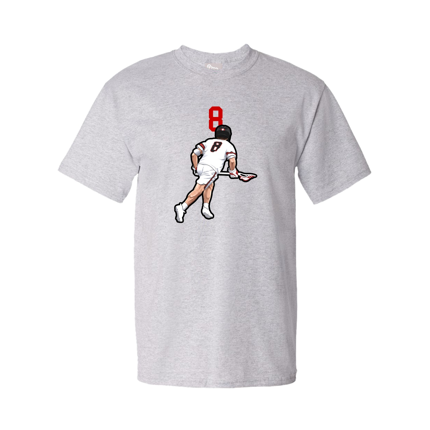 Tee — Number Top in Grey