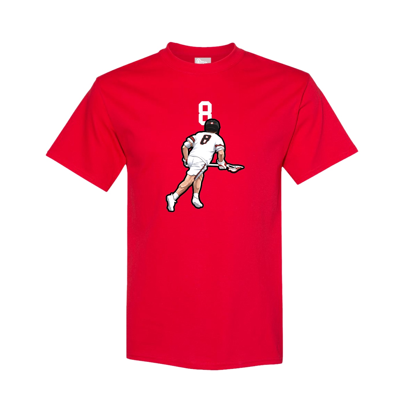 Tee — Number Top in Red