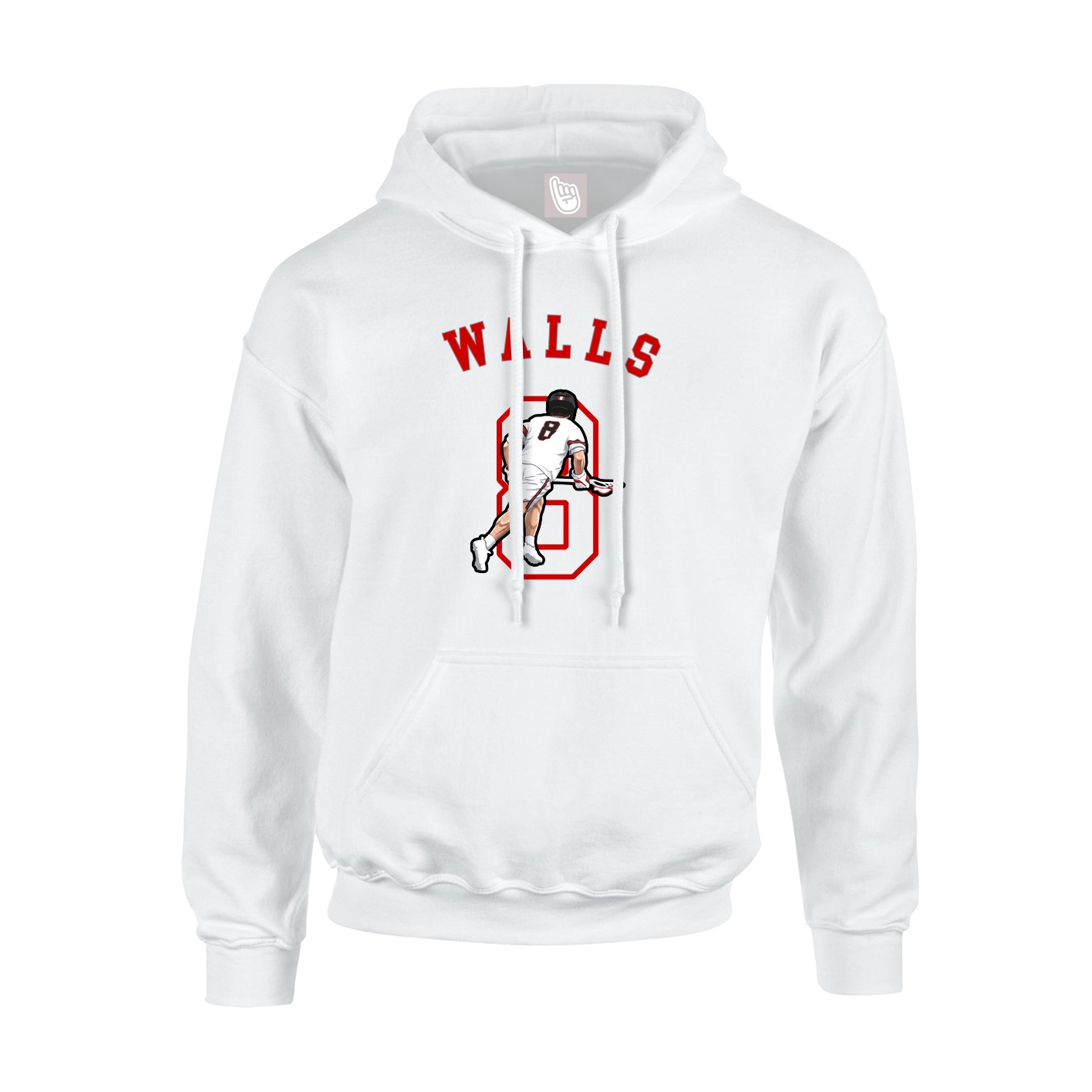 Hoodie — Shirsey Arch in White