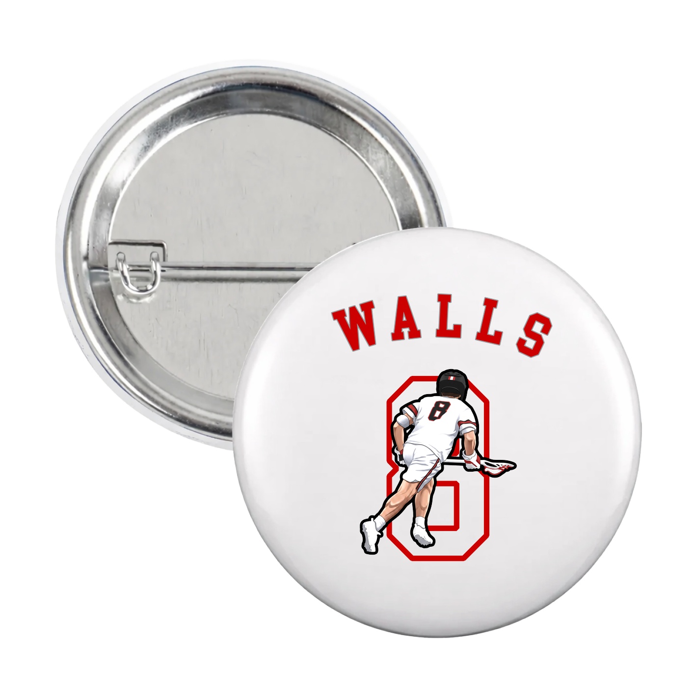 Game Day Button — Shirsey Arch in White