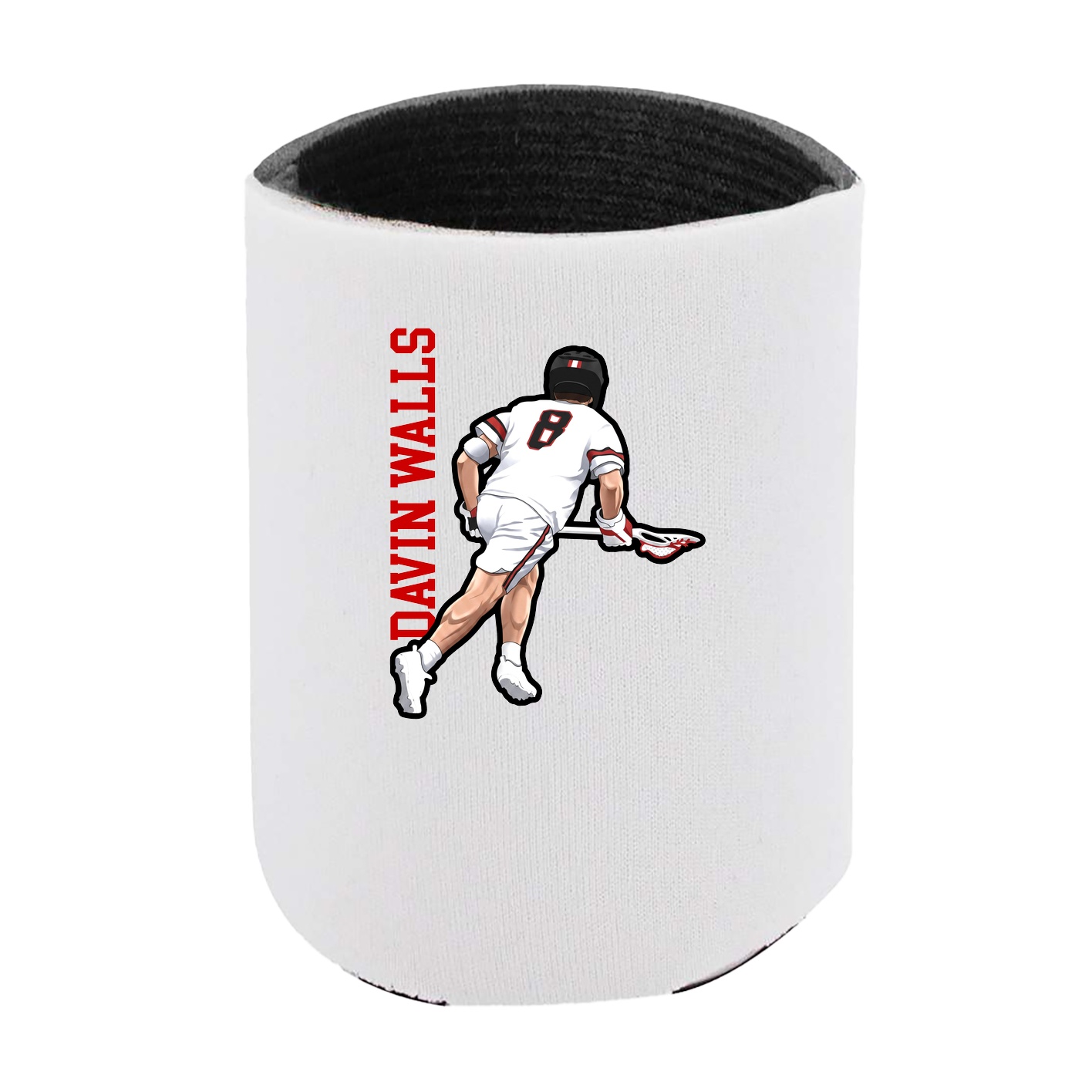 Can Holder — Name Vertical in White