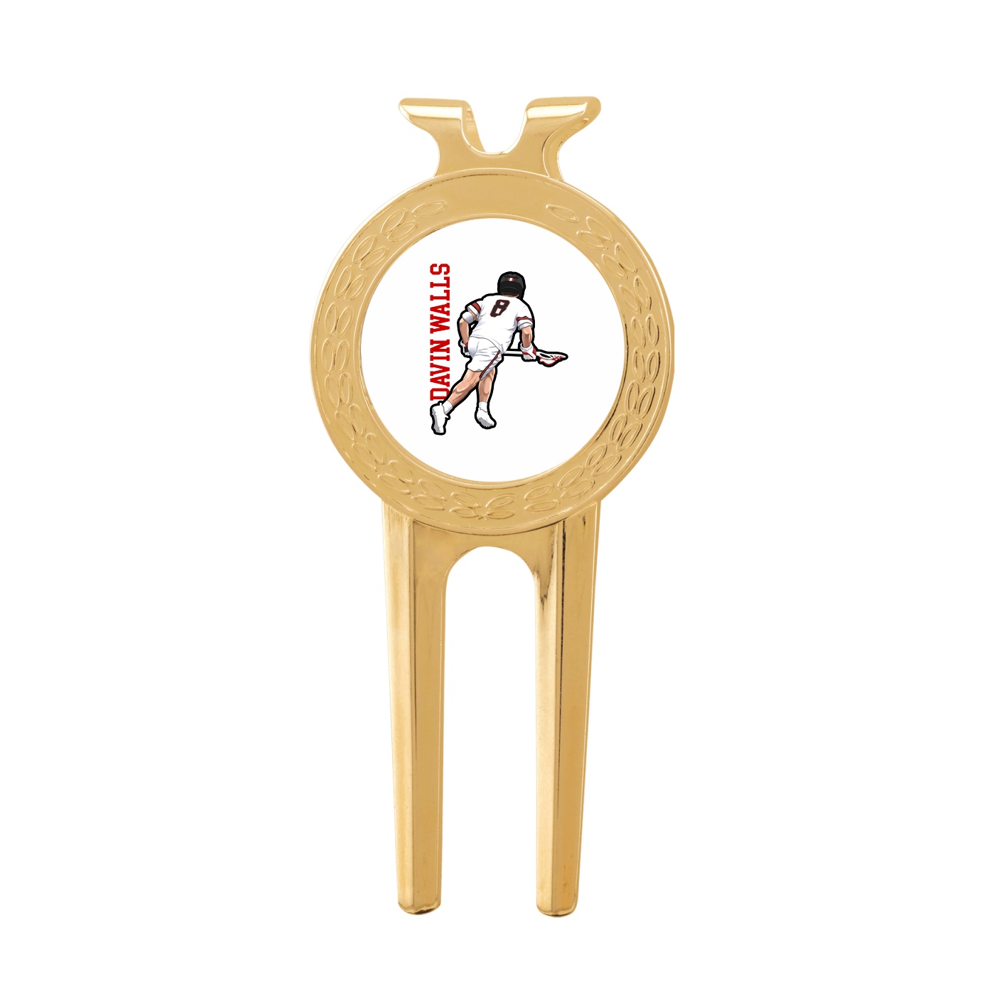 Divot Tool with Ball Marker — Name Vertical in Classic