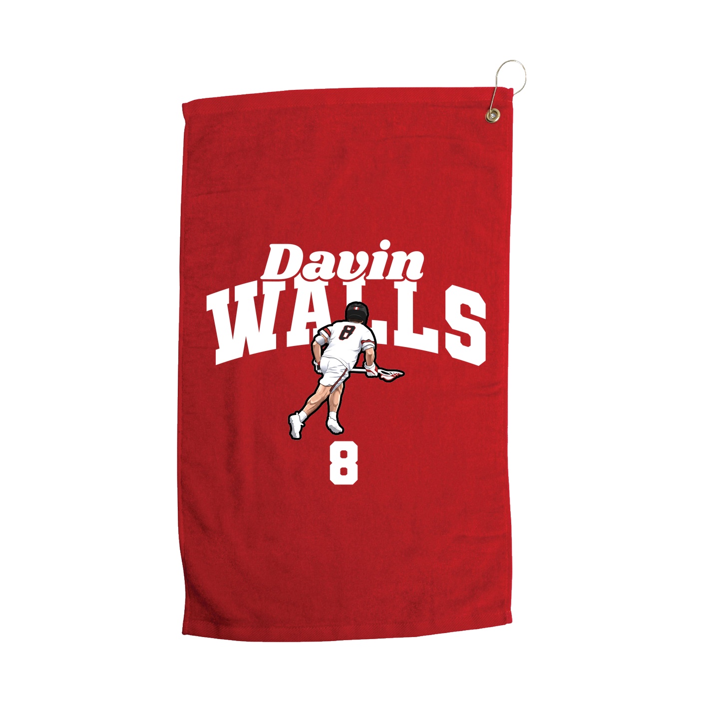 Golf Towel — Signature Arch in Red