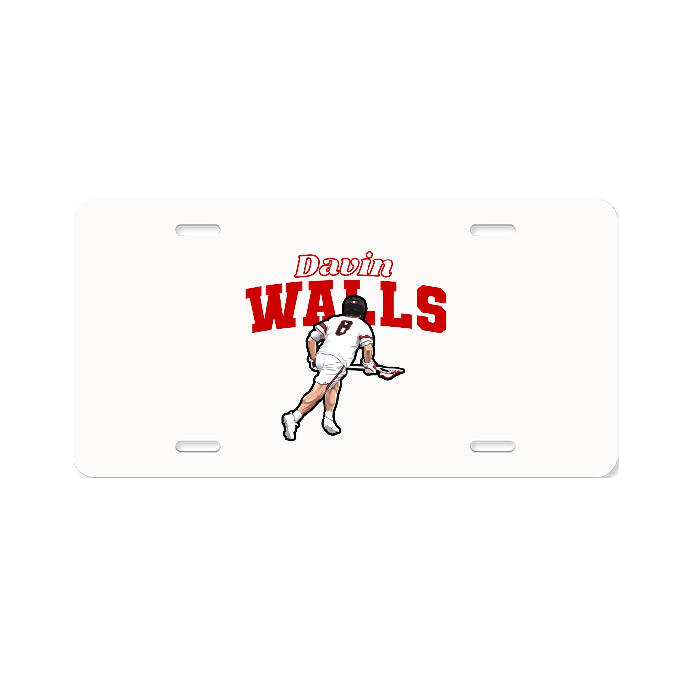 License Plate — Name Arch in Classic