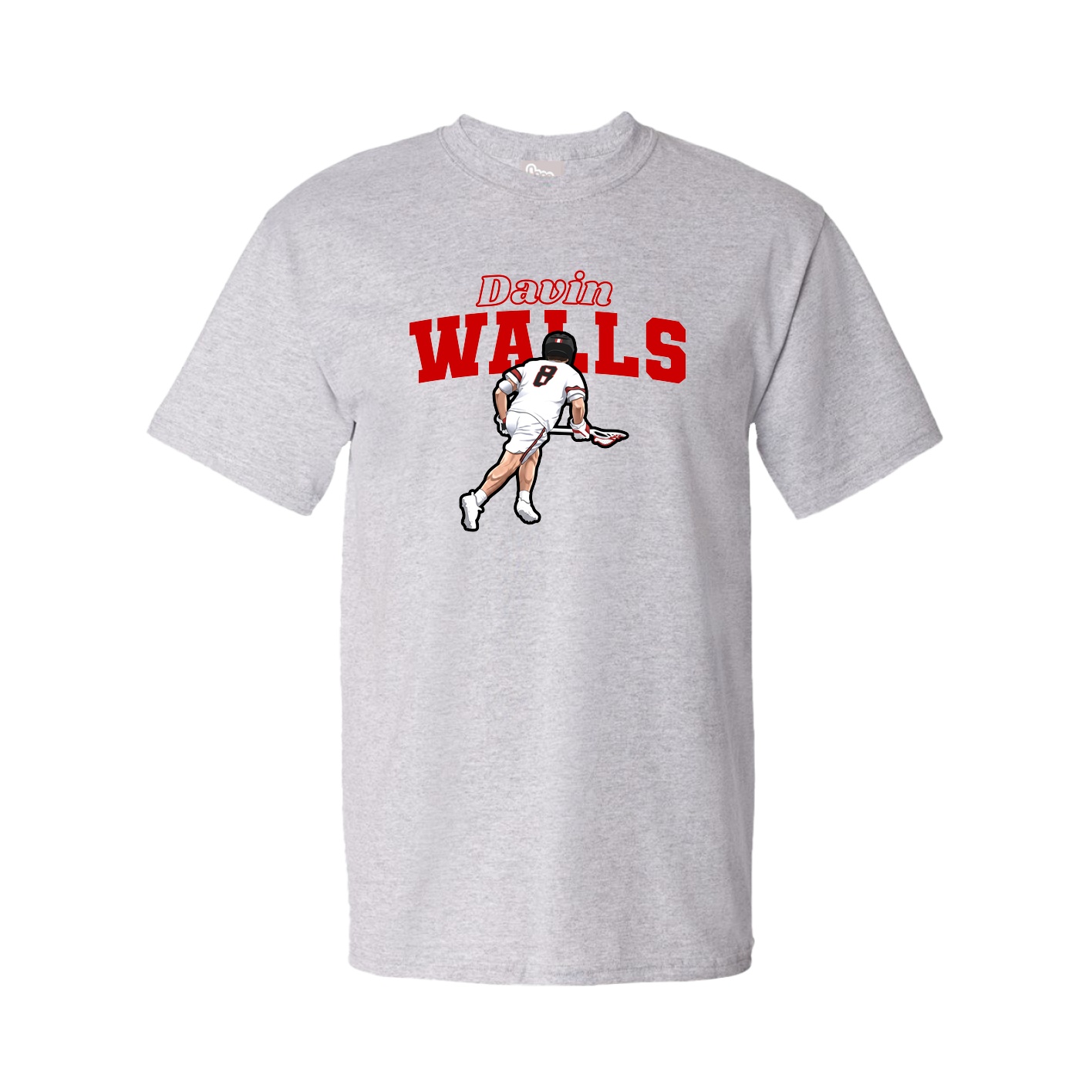 Tee — Name Arch in Grey