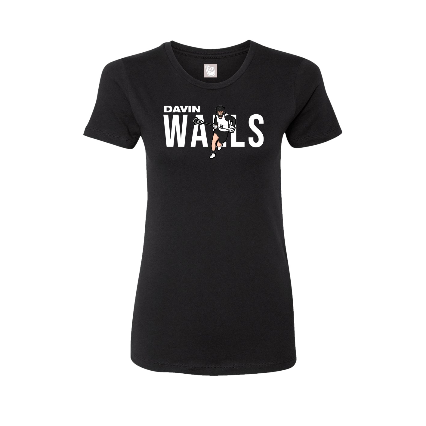 Womens Tee — Player Name in Black