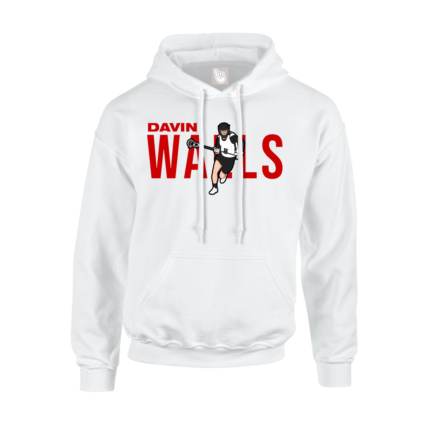 Youth Hoodie — Player Name in White