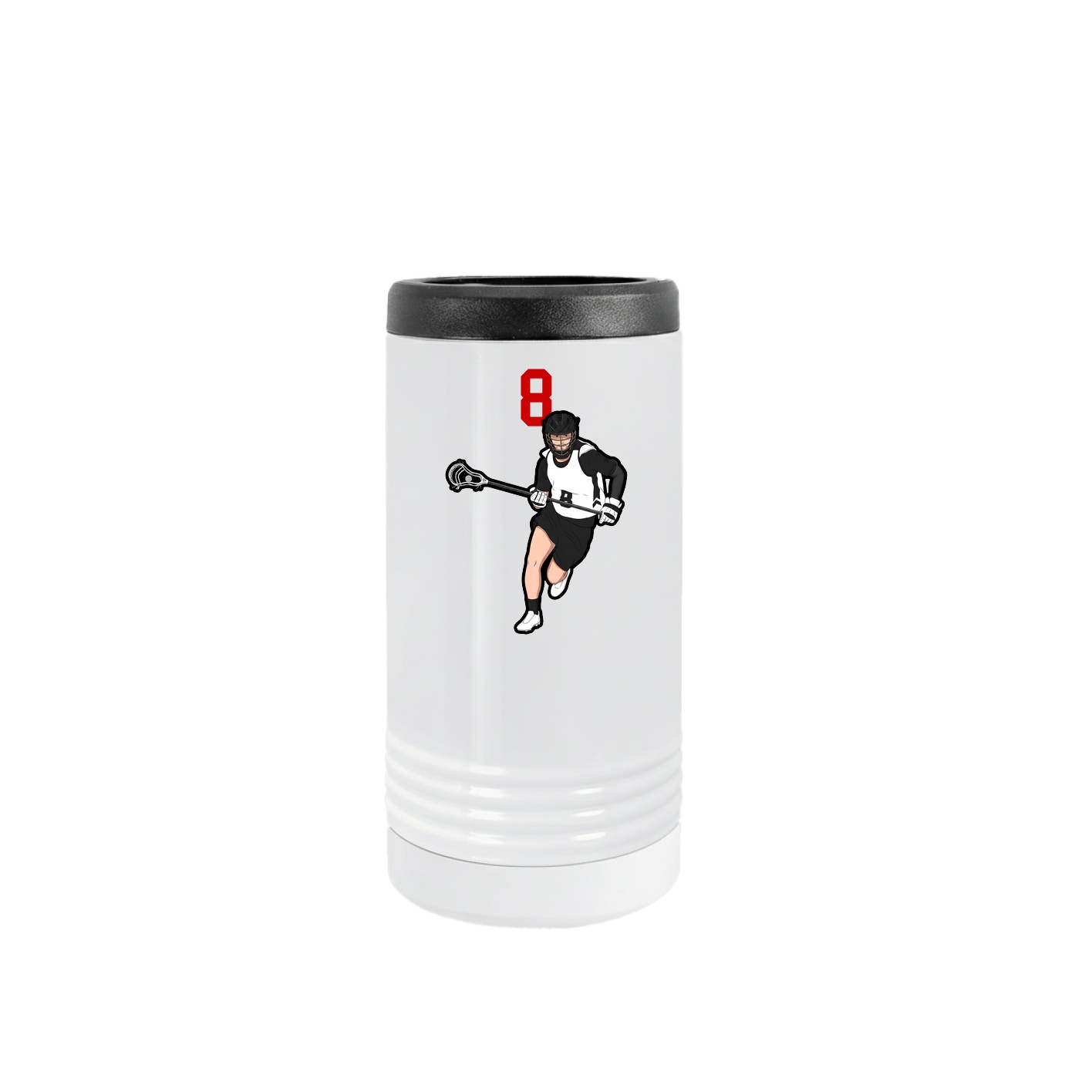 Slim Beverage Holder — Number Top in White