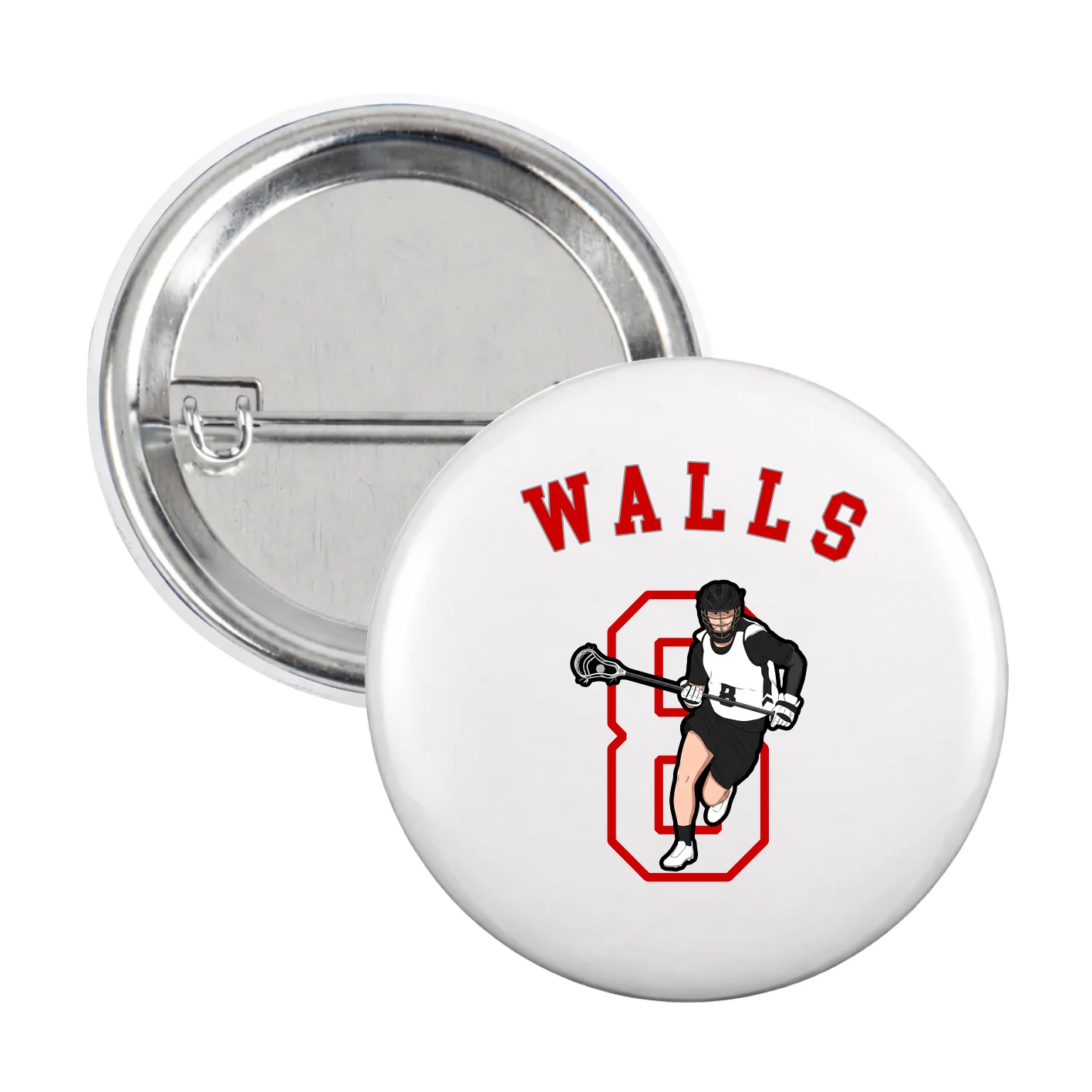 Game Day Button — Shirsey Arch in White
