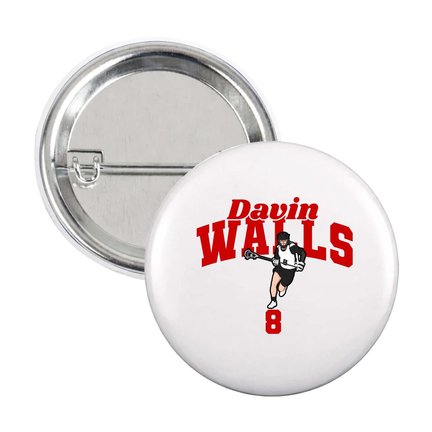 Game Day Button — Signature Arch in White
