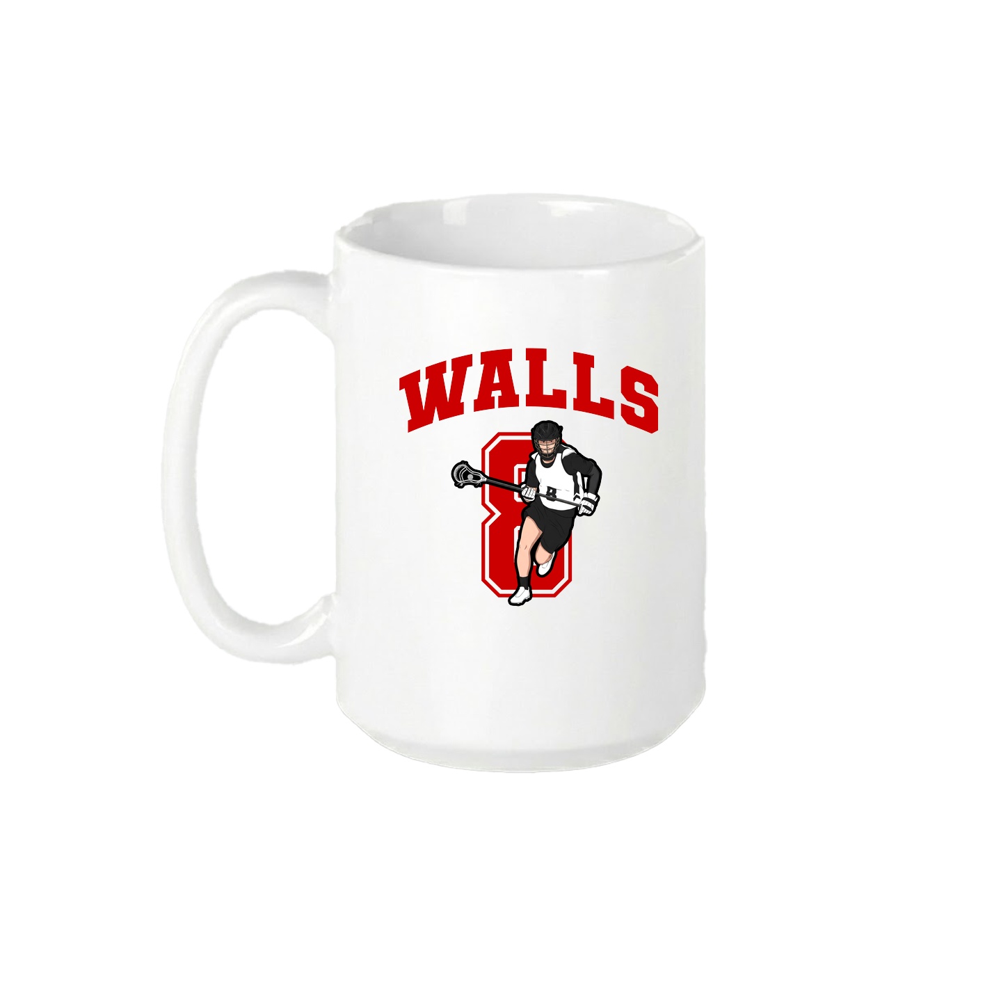 15oz Coffee Mug — Number in White