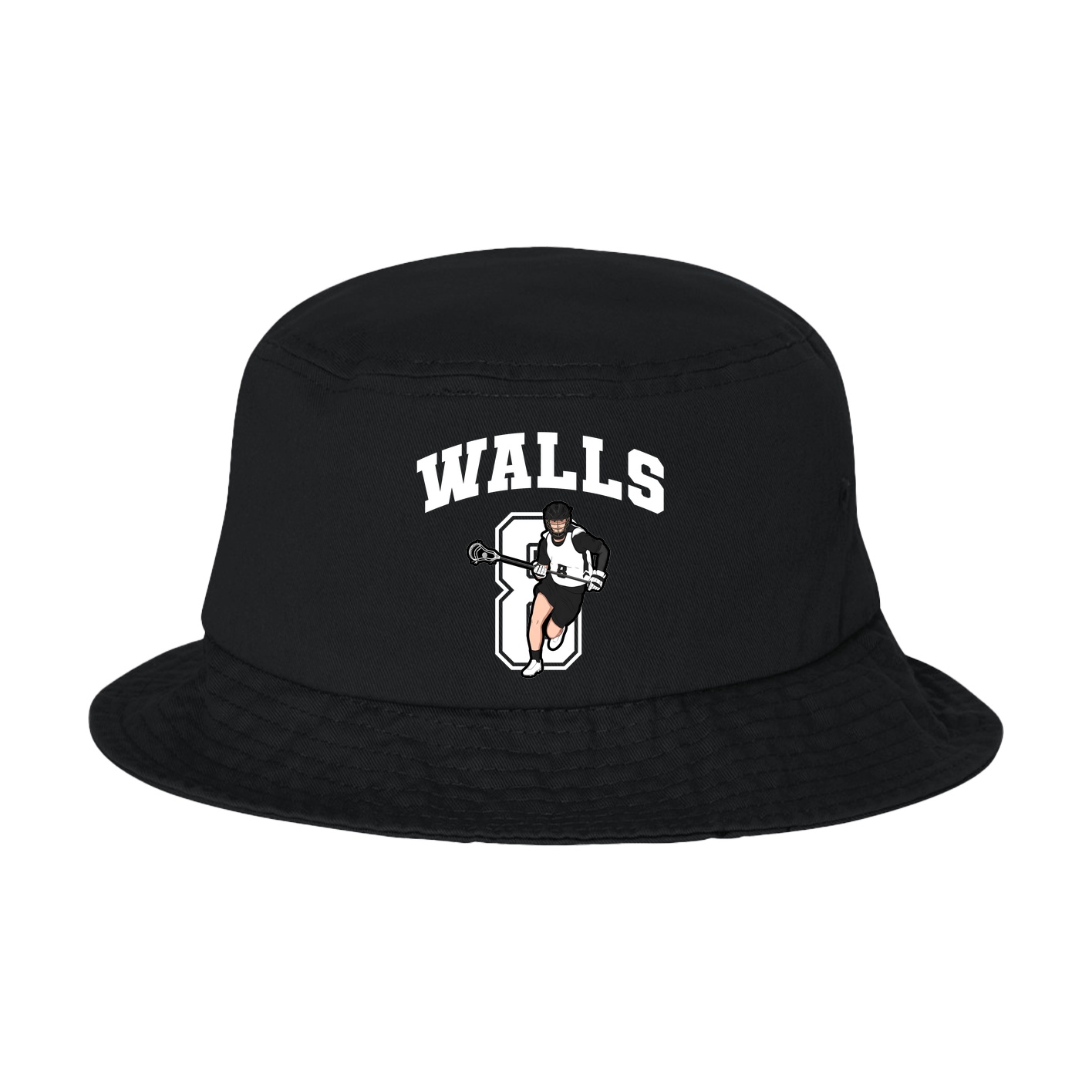 Bucket Cap — Number in Black