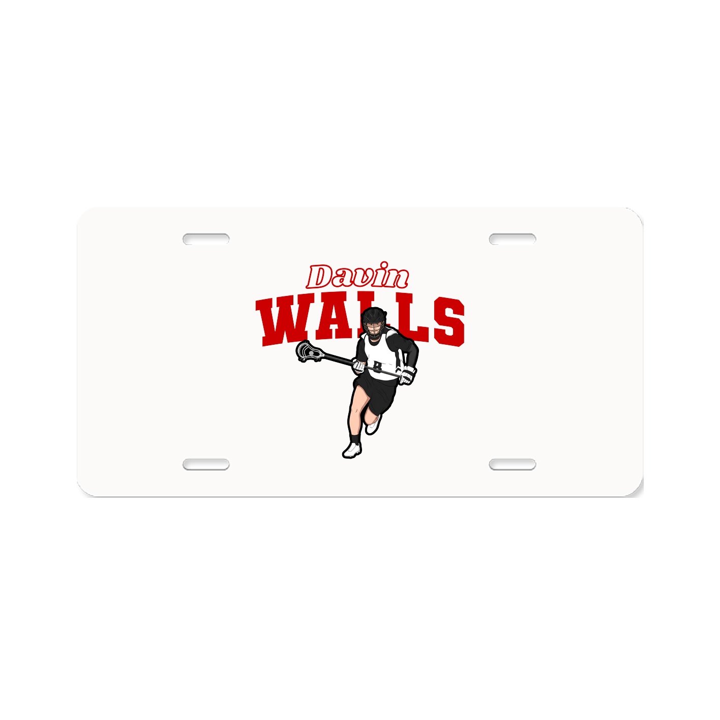 License Plate — Name Arch in Classic