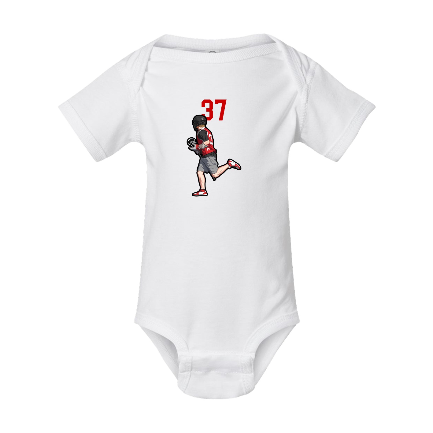 Baby Onesie — Number Top in White