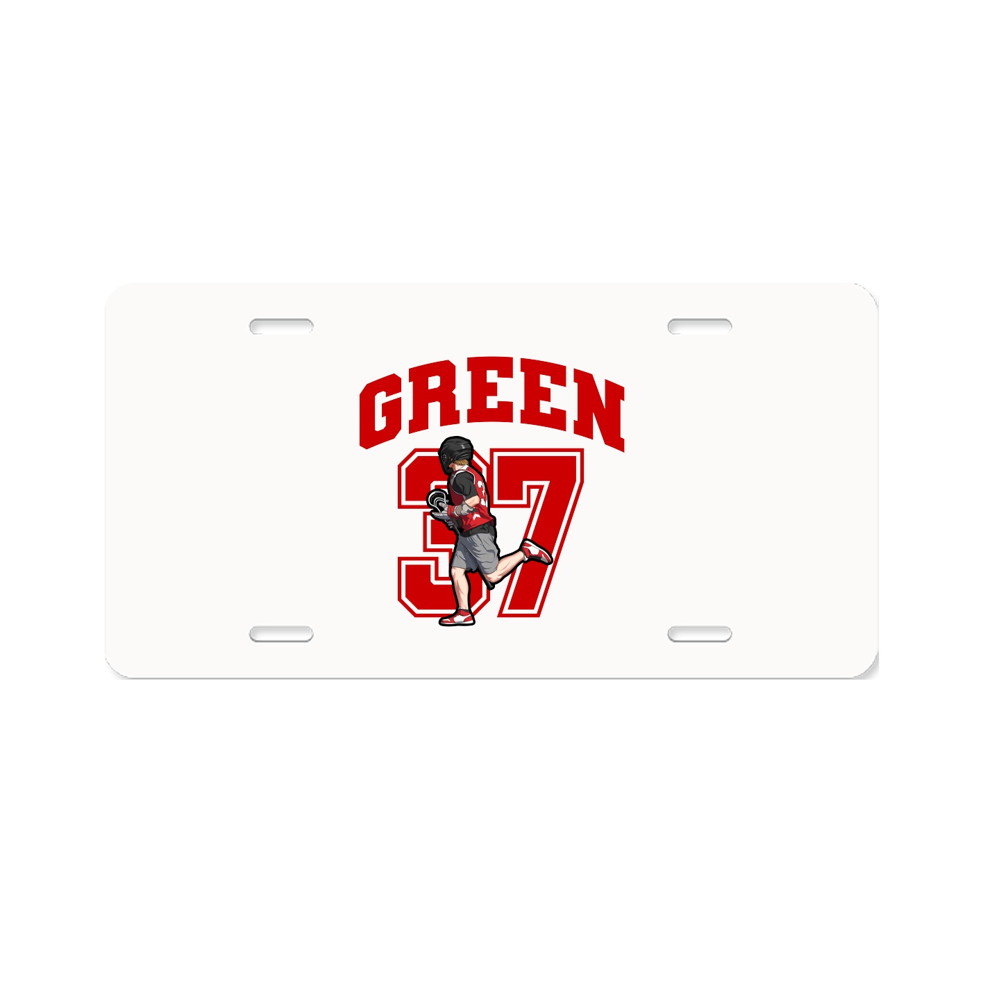 License Plate — Number in Classic