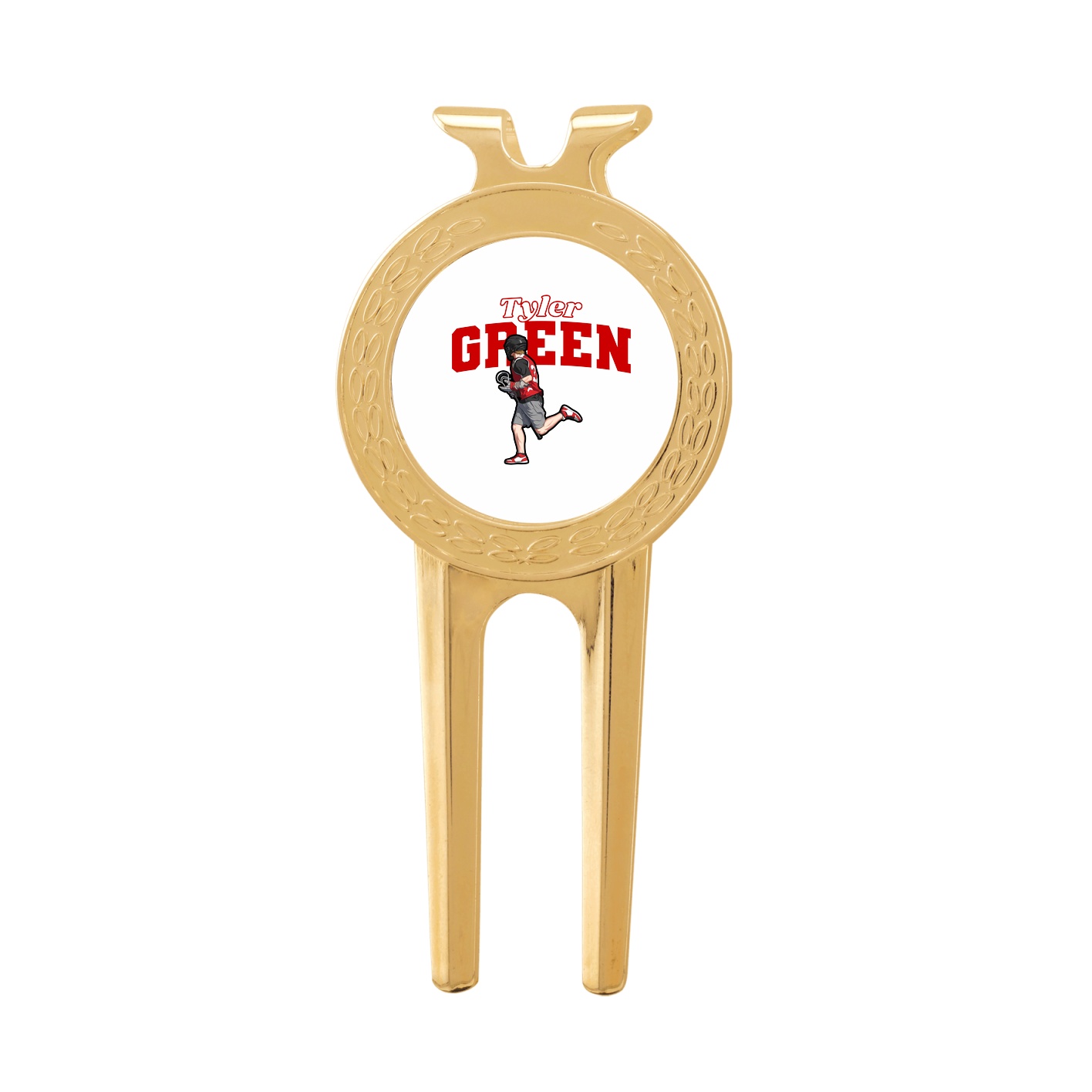 Divot Tool with Ball Marker — Name Arch in Classic