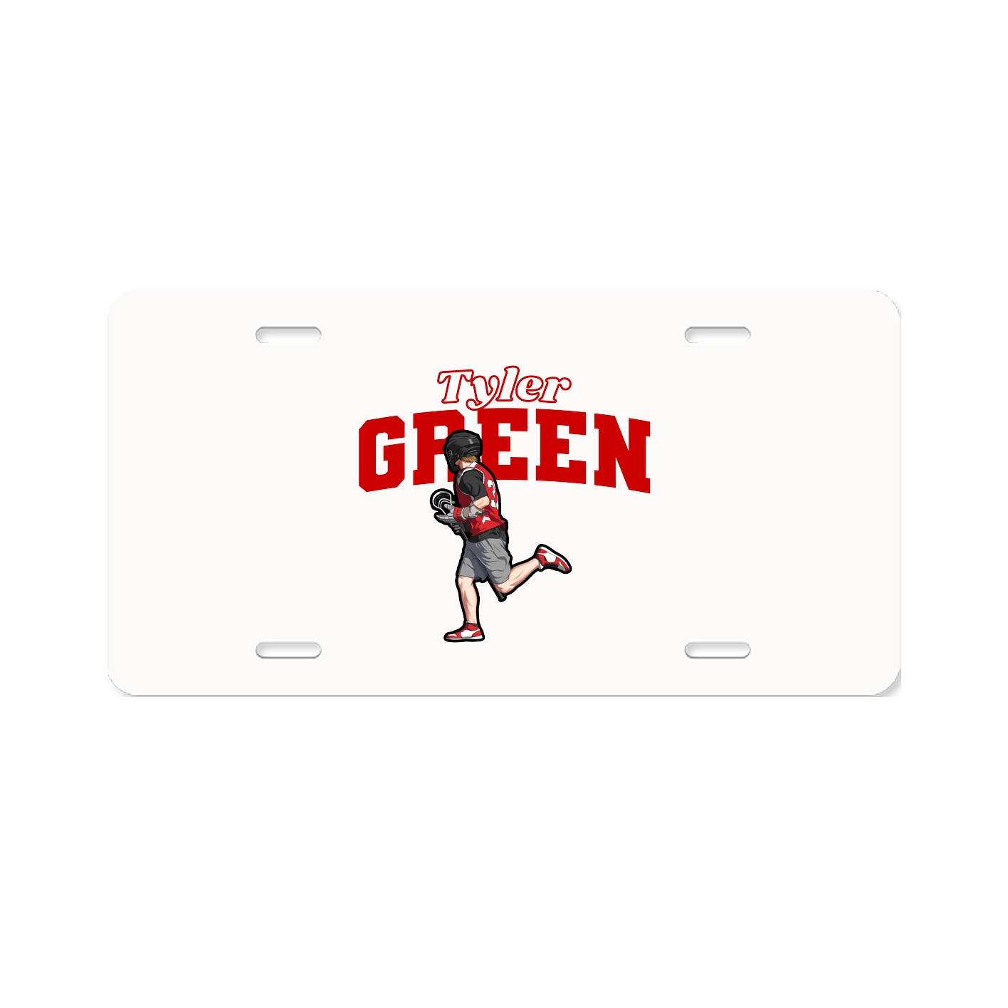 License Plate — Name Arch in Classic