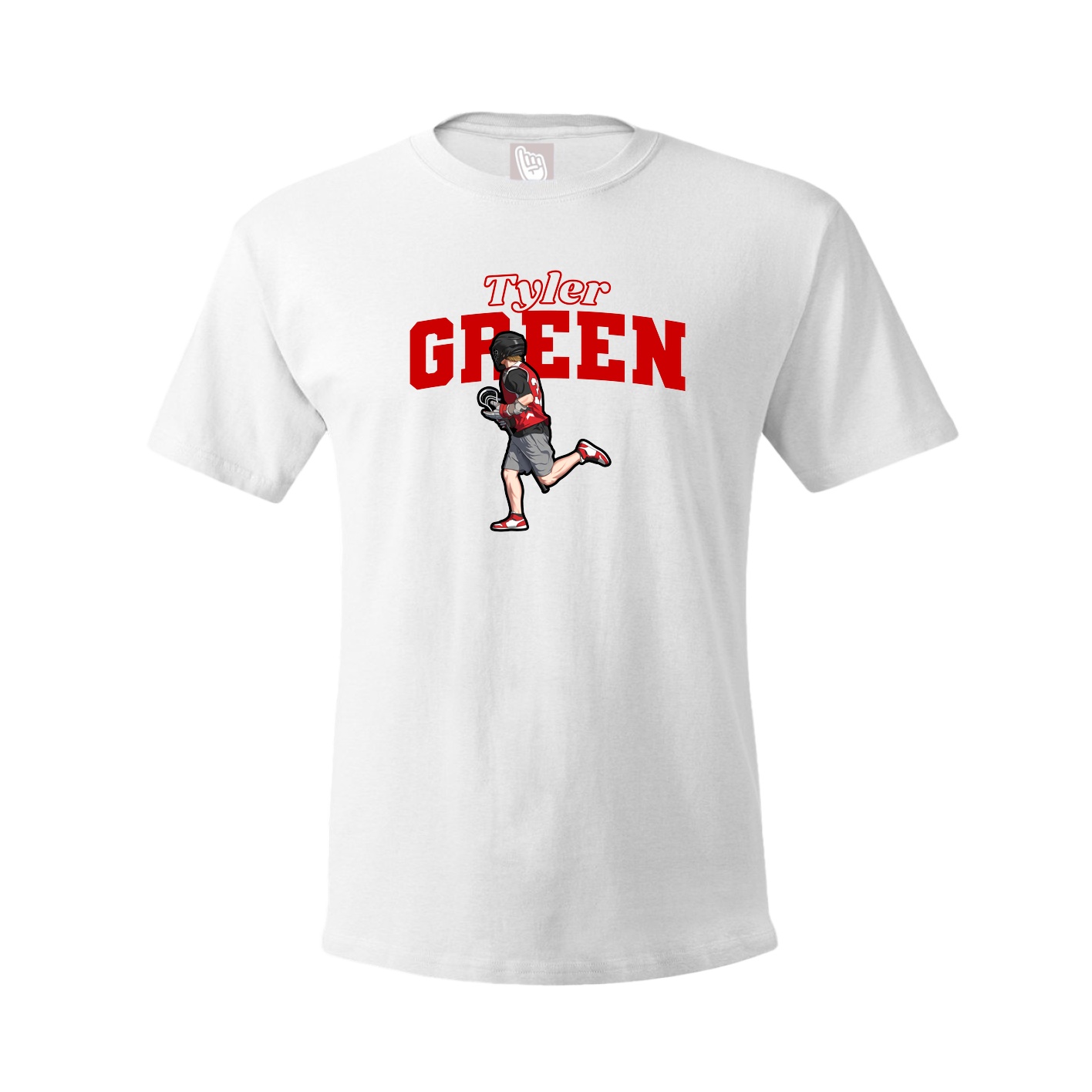 Tee — Name Arch in White