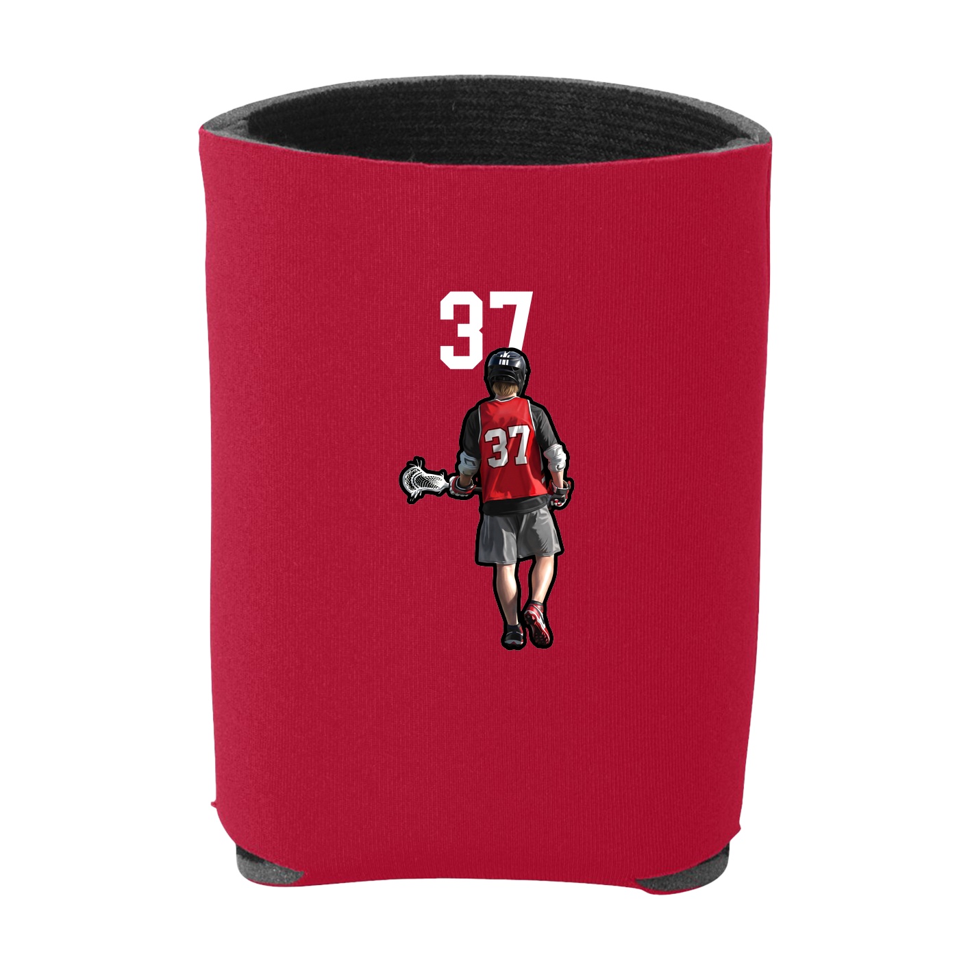 Can Holder — Number Top in Red