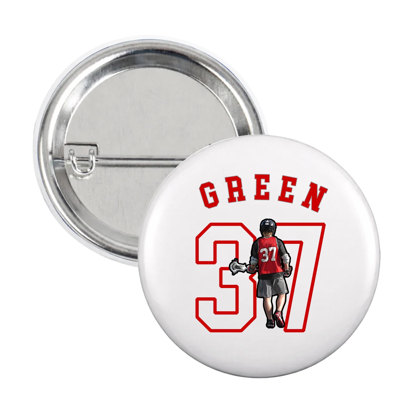 Game Day Button — Shirsey Arch in White