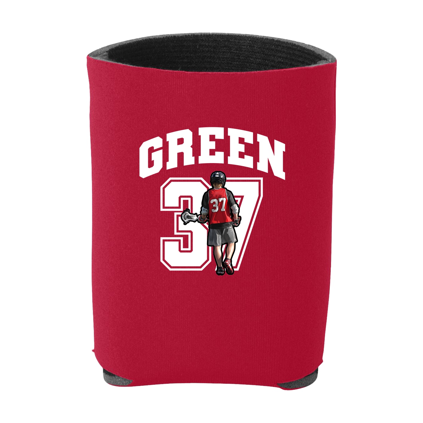 Can Holder — Number in Red