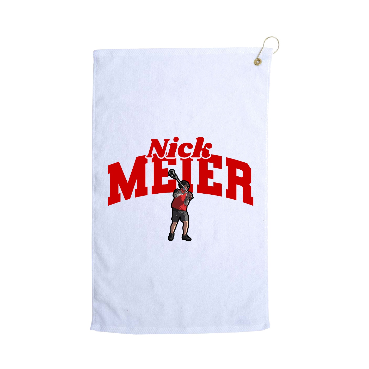 Golf Towel — Signature Arch in White