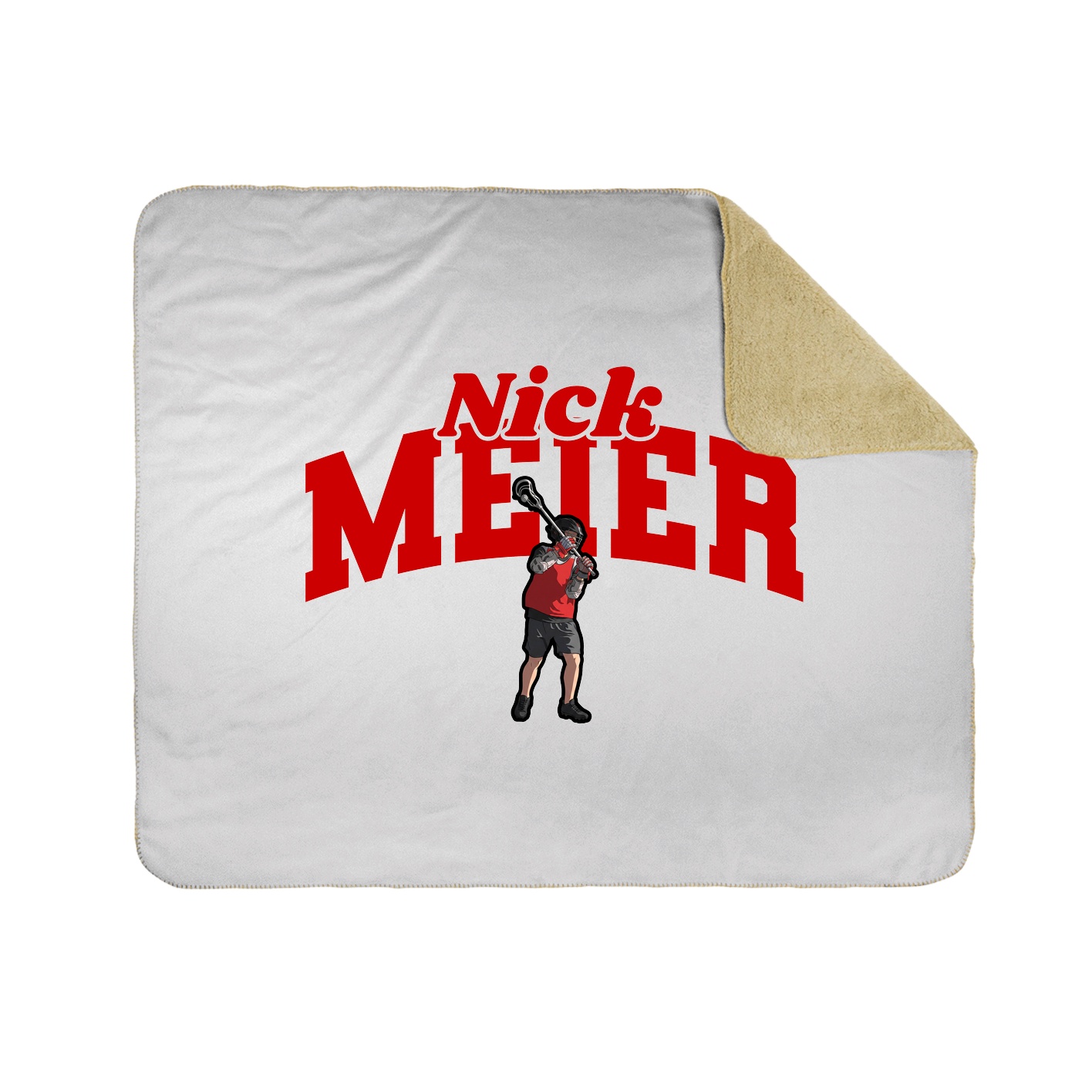 Throw Blanket — Signature Arch in White