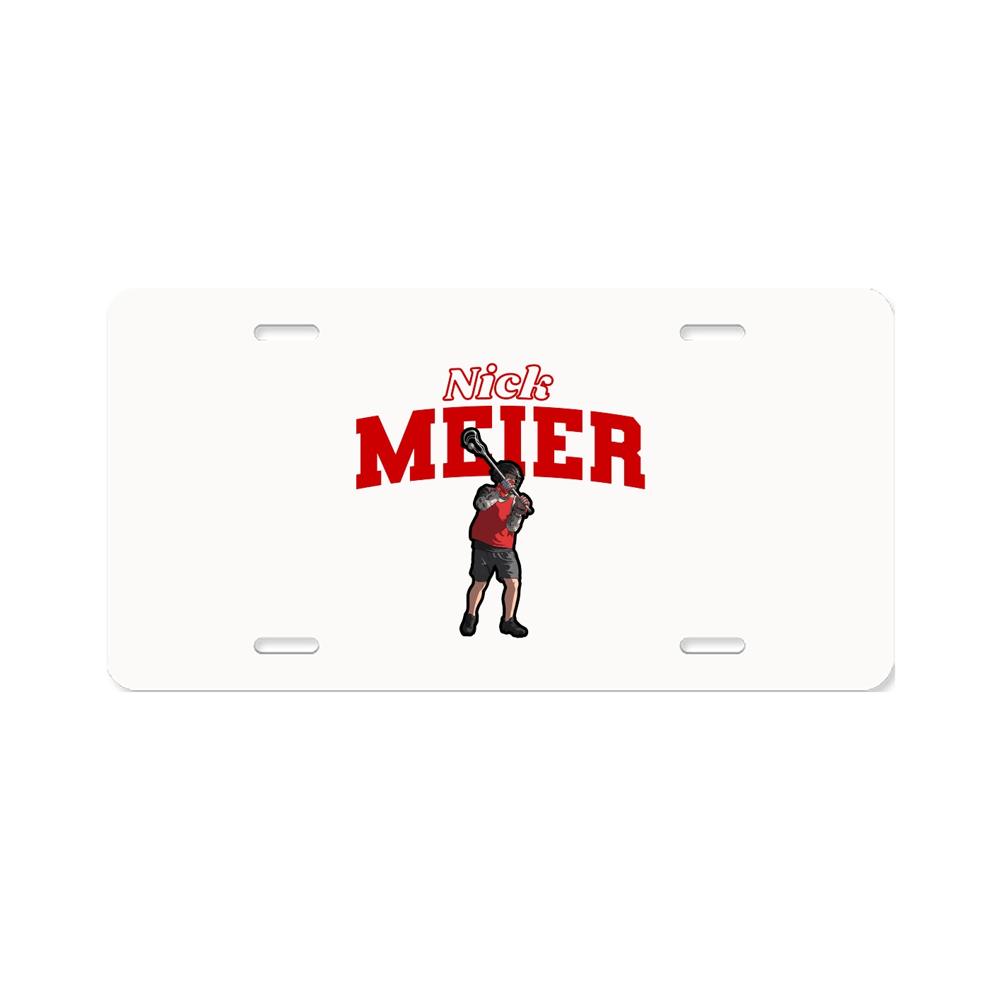 License Plate — Name Arch in Classic