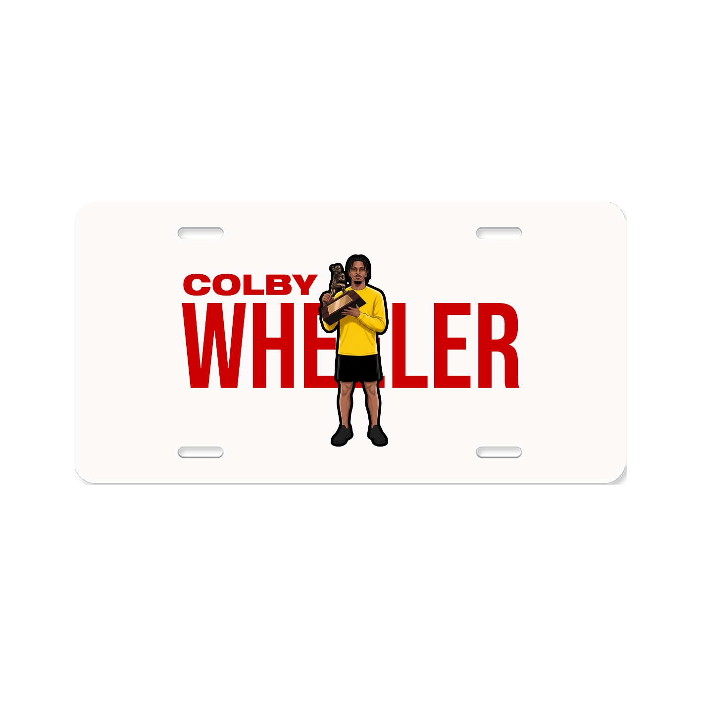 License Plate — Player Name in Classic