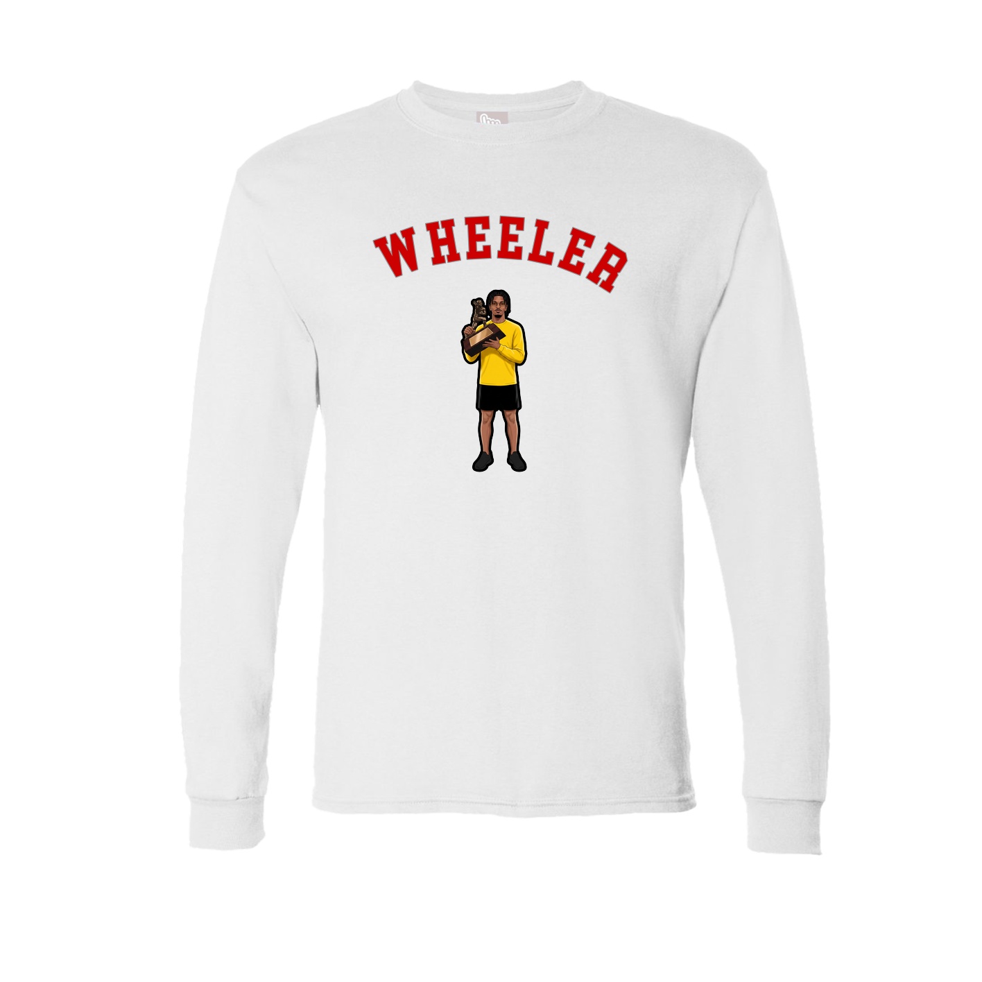 Long Sleeve Tee — Shirsey Arch in White