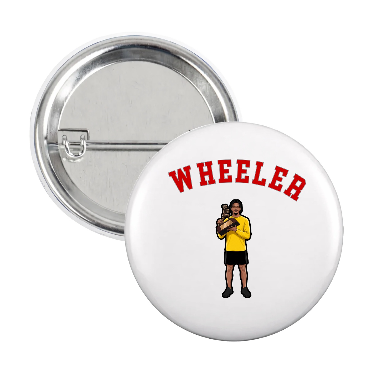 Game Day Button — Shirsey Arch in White